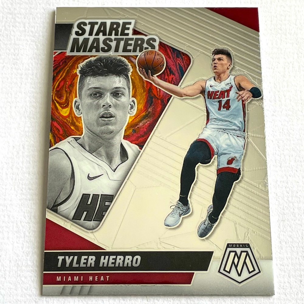 2020-21 TYLER HERRO MOSAIC Stare Masters Basketball Card #1